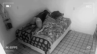 Fucking Fat Gay Neighbor Bareback While Filming Secretly