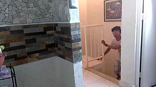 Dana Barzagli and Luna spied on by roommate during private moments 😲