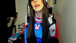 d va cosplay goddess rewards your good behavior