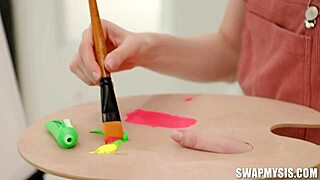 i'm in this reality show where schoolgirls and stepbrothers do nude modeling and fuck in a taboo fest