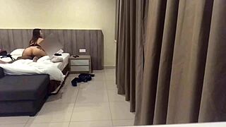 hidden cam catches cheating tinder slut riding me hard