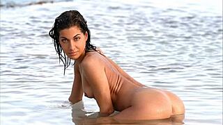 Modelz beauty lady showcases elegant poses in stunning photoshoot