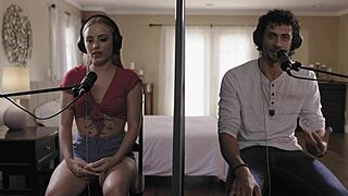 Anna Claire Clouds handles Alex Jones' big cock in this casting interview.