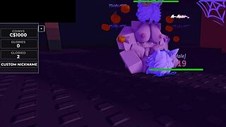 Spooky bunny costume during halloween season breeding fun