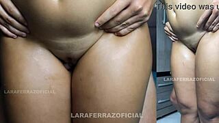 Couldn't put it inside my virgin roommate, so I came on her belly! 😏