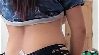 im a latina flashing my big tits i want stepdad to fuck me