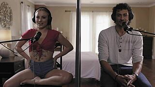 Anna Claire Clouds handles Alex Jones' big cock in this casting interview.