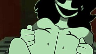 scared but intrigued by weird riding sex with boobs and tits.