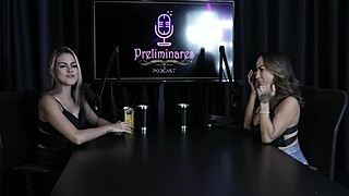 gostosa demonstrates boquete, fakes orgasm, shows tits in sheer red