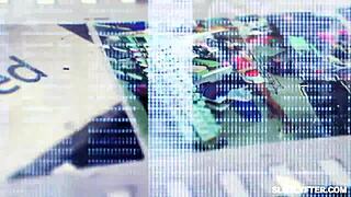 Innocent Shoplifter Violet Myers vs. Pervert Officer Danny Mountain's Monster Cock