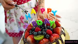 Wake Up To Cake And Cum In Cunt!