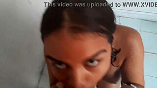 Would you like to join us in the shower where my stepbrother fucks me?