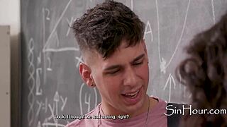 teacher gives in to student for classroom anal