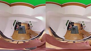 Blonde Czech Gives Blowjob Doggystyle