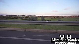 Sofia Mayers in Sweet Encounter on the Shore with Huge Interactive Cum