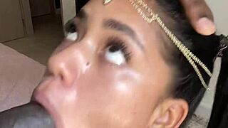 Ebony BBW Sucks Neighbor’s Cock to Spark Jealousy!