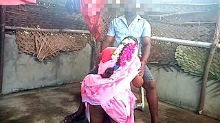 Indian Aunty in Saree Fucks Young Boy