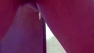 Wet bathtub masturbation and pussy creaming with african petite 18+ black amateurs cum pool solo