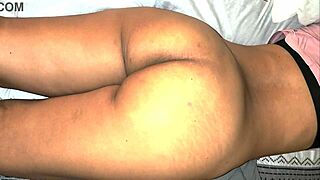 Vered latina milf masturbates with vibrator in doggy style, ending with creampie