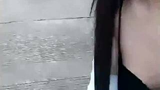 Chinese Camgirl Seduces Two Farmers for 3P Stockings Action. Still Craves More Solo Play!