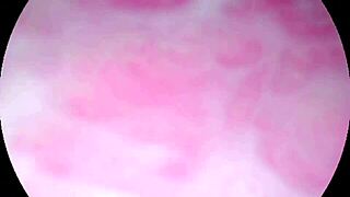 camera deep inside wet pussy capturing intense female orgasm 😍