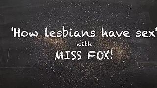 Lesbian teacher gives sex tutorial.