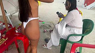 I took the girls on spring break and we had a wild 4some on the beach with maya hyuga bia andrade candy debby