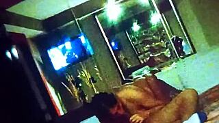 Ex Wife Of Cousin Gives Blowjob And Eats Balls In Motel