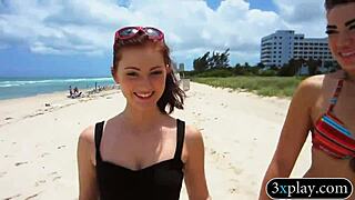 Wow, Nasty Babes Flash Ass and Dive into Wild Groupsex with Dudes!