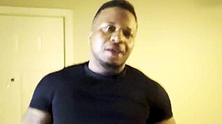 After a long road trip, the wife indulges in something exciting.