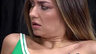 Nice girls get covered with liquid and squirt wet parts.