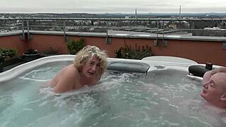 uhh, me and my buddy got wild in public hot tub, oops!