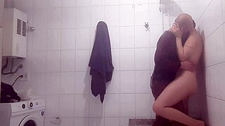 Amateur Couple Shares Passionate Bathroom Sex With Blowjob And Doggystyle.