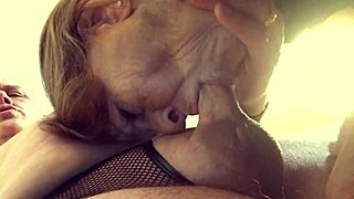 Granny carmen deepthroats like pro