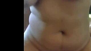 This hot Latina with big boobs sucks me off. She breaks the condom to finish inside!