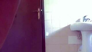 Wet bathtub masturbation and pussy creaming with african petite 18+ black amateurs cum pool solo