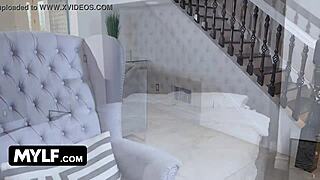 MILF Shares Lover's Juicy Cock With Stepdaughter