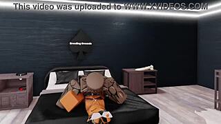 She lost a bet and had to handle four big black cocks