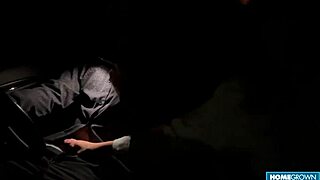 Scarlett Taylor gives her lover a blowjob while driving