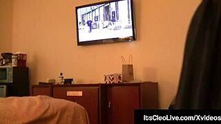 webcam cutie its cleo takes cum on freckled face after sucking