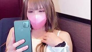 【個撮】女装がイタズラ電話をした後にオナニーする動画