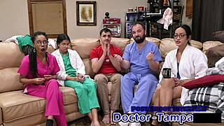 dr tampa checks aria nicole during her 2023 physical