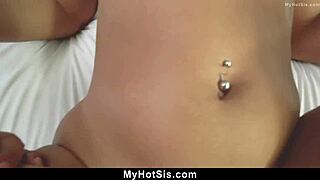 my stepsister's surprised by my big cock?