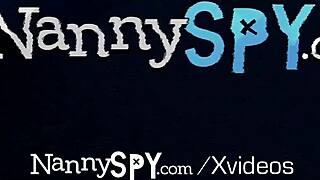 nannyspy catches raspy voiced abella danger stealing