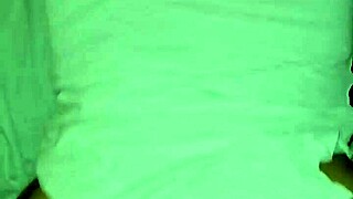 Sexy Filipina in thong takes double penetration doggystyle.