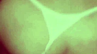 Sexy Filipina in thong takes double penetration doggystyle.