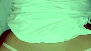 Sexy Filipina in thong takes double penetration doggystyle.