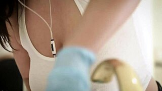 I'm Angela White as the busty maid getting pretty dirty with Tyler Nixon, oh wow