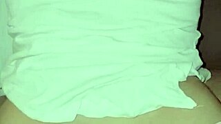 Sexy Filipina in thong takes double penetration doggystyle.