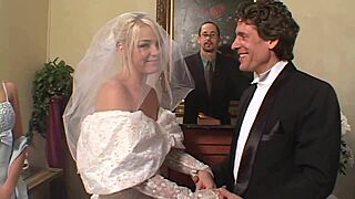 Svadba Missy Monroe sa zmení na divokú, keď ju manžel podelí s inými mužmi v skupinovom šúchaní.